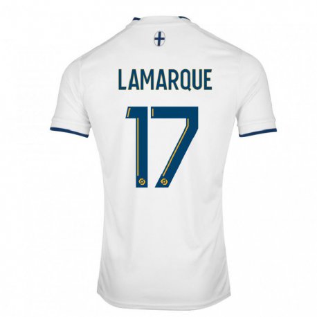 Kandiny Homme Maillot Alais Lamarque #17 Saphir Blanc Tenues Domicile 2022/23 T-Shirt
