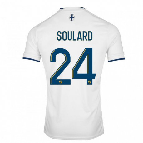 Kandiny Homme Maillot Amandine Soulard #24 Saphir Blanc Tenues Domicile 2022/23 T-Shirt