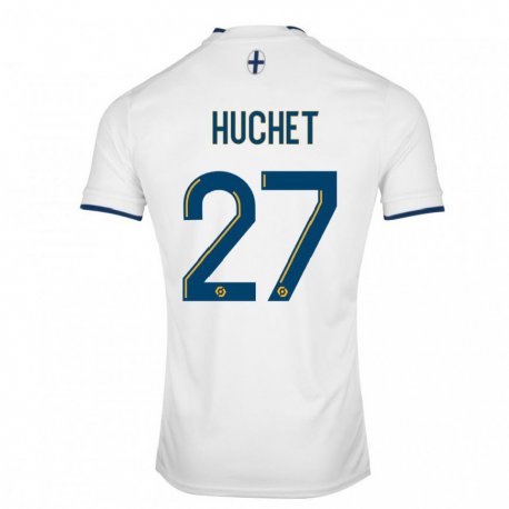 Kandiny Homme Maillot Sarah Huchet #27 Saphir Blanc Tenues Domicile 2022/23 T-Shirt