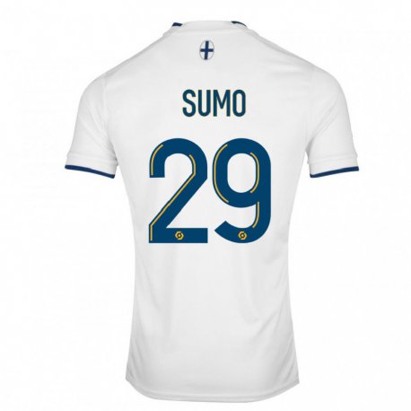 Kandiny Homme Maillot Eva Sumo #29 Saphir Blanc Tenues Domicile 2022/23 T-Shirt