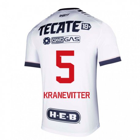 Kandiny Homme Maillot Matias Kranevitter #5 Espace Blanc Tenues Domicile 2022/23 T-shirt