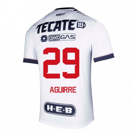 Kandiny Homme Maillot Rodrigo Aguirre #29 Espace Blanc Tenues Domicile 2022/23 T-shirt