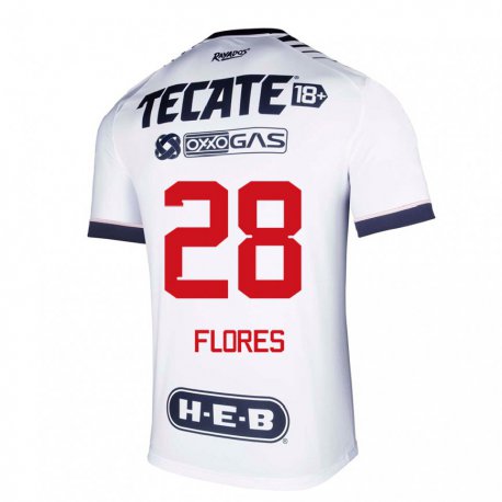 Kandiny Homme Maillot Silvana Flores #28 Espace Blanc Tenues Domicile 2022/23 T-shirt