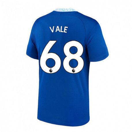 Kandiny Homme Maillot Harvey Vale #68 Bleu Foncé Tenues Domicile 2022/23 T-shirt