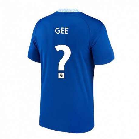 Kandiny Homme Maillot Billy Gee #0 Bleu Foncé Tenues Domicile 2022/23 T-Shirt
