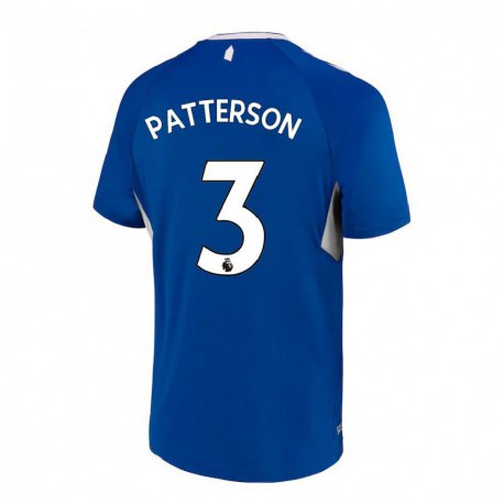 Kandiny Homme Maillot Nathan Patterson #3 Bleu Foncé Blanc Tenues Domicile 2022/23 T-shirt