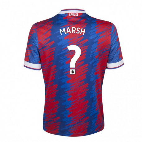 Kandiny Homme Maillot Zach Marsh #0 Rouge Bleu Tenues Domicile 2022/23 T-Shirt