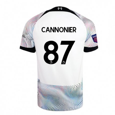 Kandiny Homme Maillot Oakley Cannonier #87 Blanc Coloré Tenues Extérieur 2022/23 T-shirt