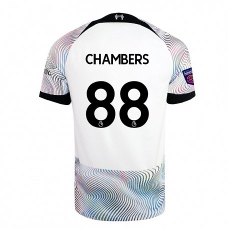 Kandiny Homme Maillot Luke Chambers #88 Blanc Coloré Tenues Extérieur 2022/23 T-shirt