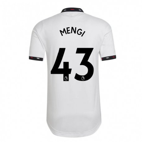 Kandiny Homme Maillot Teden Mengi #43 Blanc Tenues Extérieur 2022/23 T-shirt
