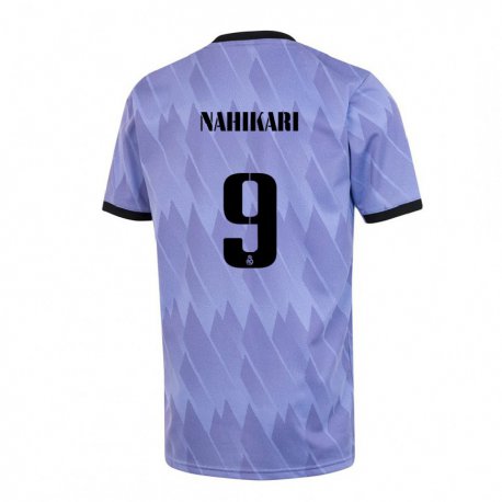 Kandiny Homme Maillot Nahikari Garcia #9 Violet Noir Tenues Extérieur 2022/23 T-Shirt