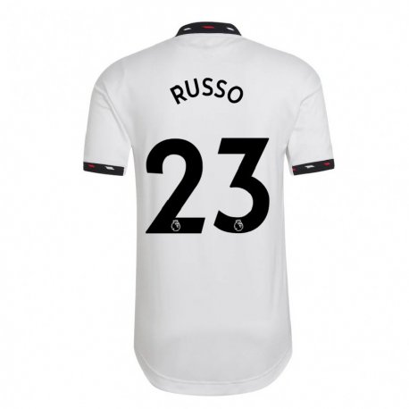 Kandiny Homme Maillot Alessia Russo #23 Blanc Tenues Extérieur 2022/23 T-Shirt