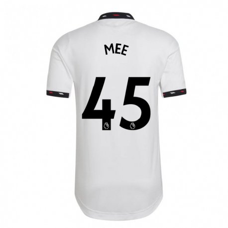 Kandiny Homme Maillot Dermot Mee #45 Blanc Tenues Extérieur 2022/23 T-Shirt