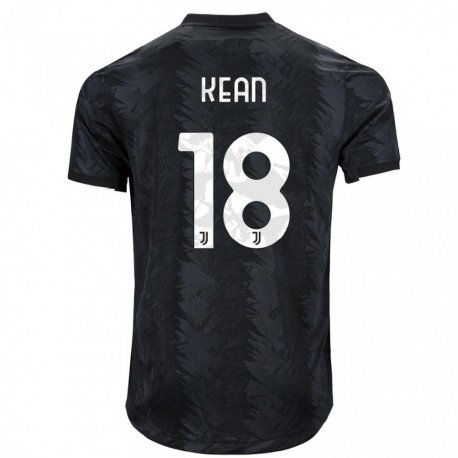 Kandiny Homme Maillot Moise Kean #18 Noir Foncé Tenues Extérieur 2022/23 T-shirt