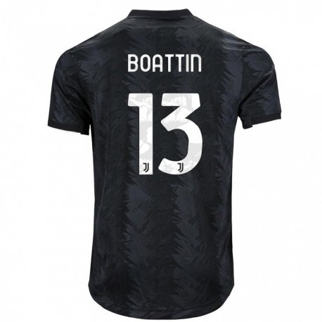 Kandiny Homme Maillot Lisa Boattin #13 Noir Foncé Tenues Extérieur 2022/23 T-Shirt