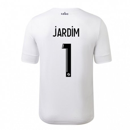 Kandiny Homme Maillot Leo Jardim #1 Blanc Cramoisi Tenues Extérieur 2022/23 T-shirt