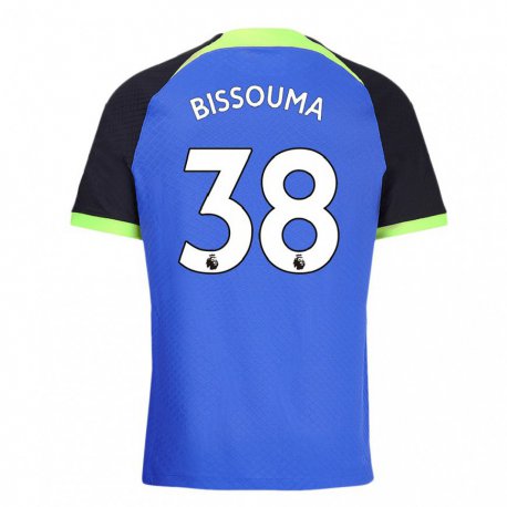 Kandiny Homme Maillot Yves Bissouma #38 Bleu Vert Tenues Extérieur 2022/23 T-shirt