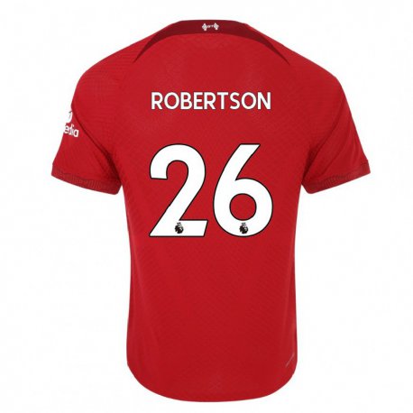 Kandiny Femme Maillot Andrew Robertson #26 Rouge Foncé Tenues Domicile 2022/23 T-Shirt