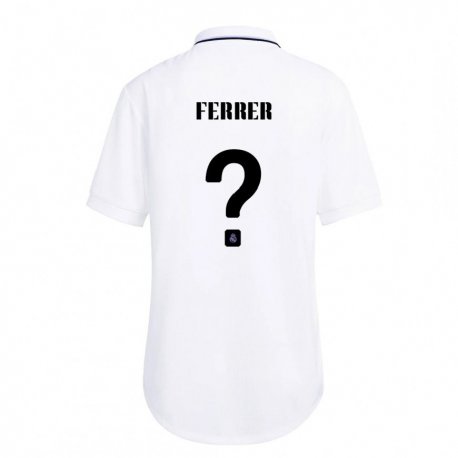 Kandiny Femme Maillot Pau Ferrer #0 Blanc Violet Tenues Domicile 2022/23 T-shirt