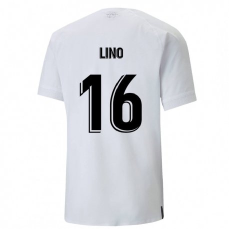 Kandiny Femme Maillot Samuel Lino #16 Blanc Crémeux Tenues Domicile 2022/23 T-shirt