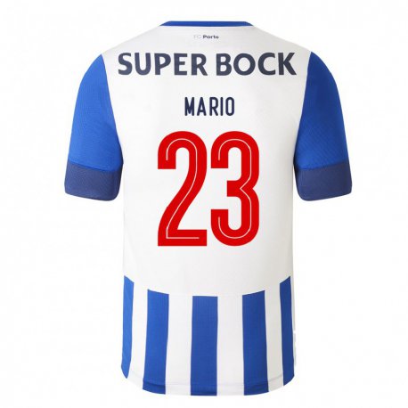 Kandiny Femme Maillot Joao Mario #23 Bleu Royal Tenues Domicile 2022/23 T-shirt