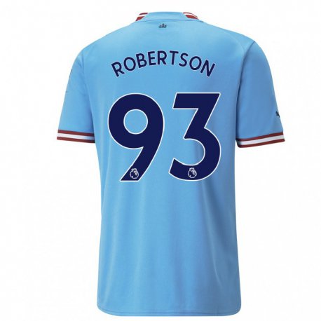 Kandiny Femme Maillot Alex Robertson #93 Bleu Rouge Tenues Domicile 2022/23 T-Shirt