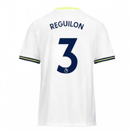Kandiny Femme Maillot Sergio Reguilon #3 Blanc Vert Tenues Domicile 2022/23 T-shirt