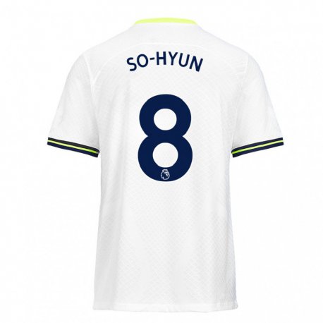 Kandiny Femme Maillot Cho So-hyun #8 Blanc Vert Tenues Domicile 2022/23 T-shirt