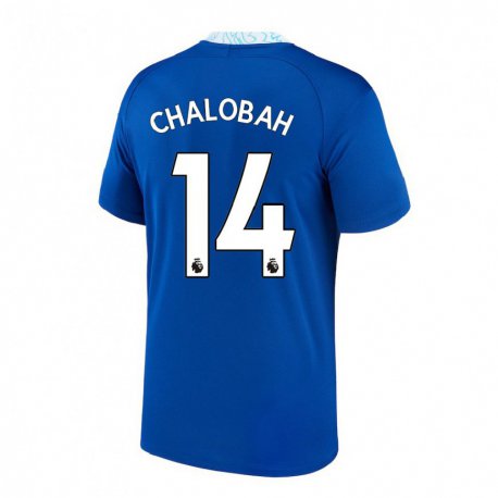 Kandiny Femme Maillot Trevoh Chalobah #14 Bleu Foncé Tenues Domicile 2022/23 T-shirt