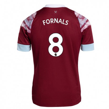 Kandiny Femme Maillot Pablo Fornals #8 Bordeaux Tenues Domicile 2022/23 T-shirt