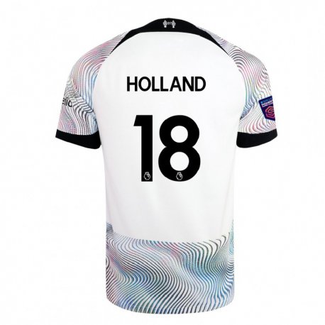 Kandiny Femme Maillot Ceri Holland #18 Blanc Coloré Tenues Extérieur 2022/23 T-shirt