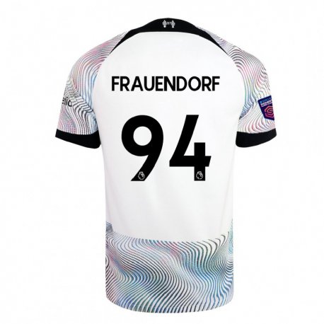 Kandiny Femme Maillot Melkamu Frauendorf #94 Blanc Coloré Tenues Extérieur 2022/23 T-shirt