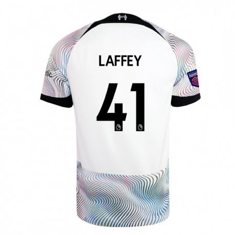 Kandiny Femme Maillot Michael Laffey #41 Blanc Coloré Tenues Extérieur 2022/23 T-shirt
