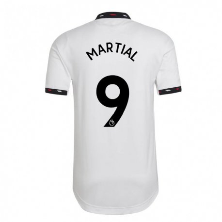 Kandiny Femme Maillot Anthony Martial #9 Blanc Tenues Extérieur 2022/23 T-shirt