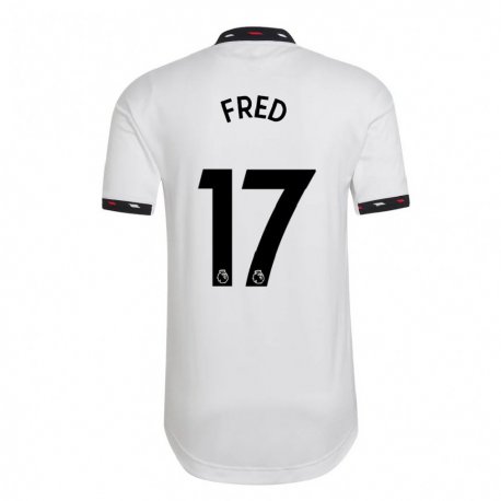Kandiny Femme Maillot Fred #17 Blanc Tenues Extérieur 2022/23 T-shirt