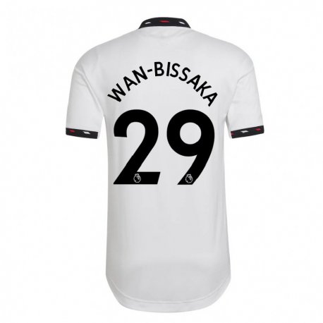 Kandiny Femme Maillot Aaron Wan-bissaka #29 Blanc Tenues Extérieur 2022/23 T-shirt