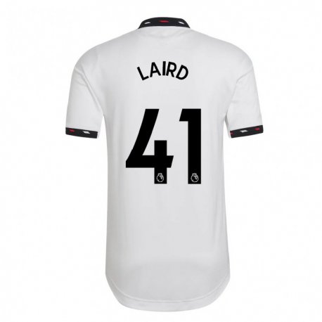 Kandiny Femme Maillot Ethan Laird #41 Blanc Tenues Extérieur 2022/23 T-shirt