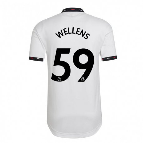 Kandiny Femme Maillot Charlie Wellens #59 Blanc Tenues Extérieur 2022/23 T-shirt