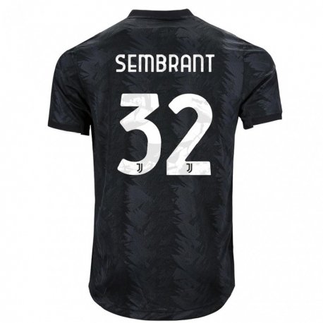 Kandiny Femme Maillot Linda Sembrant #32 Noir Foncé Tenues Extérieur 2022/23 T-shirt