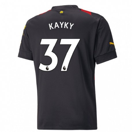 Kandiny Femme Maillot Kayky #37 Noir Rouge Tenues Extérieur 2022/23 T-Shirt