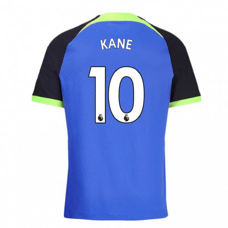 Kandiny Femme Maillot Harry Kane #10 Bleu Vert Tenues Extérieur 2022/23 T-shirt