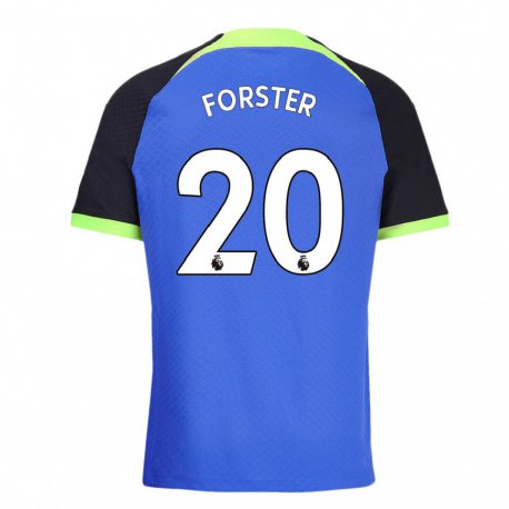 Kandiny Femme Maillot Fraser Forster #20 Bleu Vert Tenues Extérieur 2022/23 T-shirt