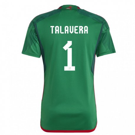 Kandiny Enfant Maillot Mexique Alfredo Talavera #1 Verte Tenues Domicile 22-24 T-shirt