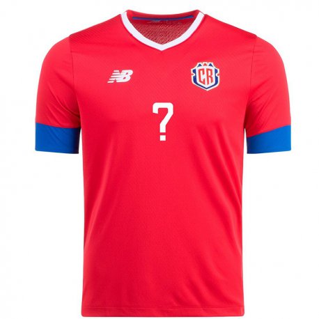 Kandiny Enfant Maillot Costa Rica Votre Nom #0 Rouge Tenues Domicile 22-24 T-shirt