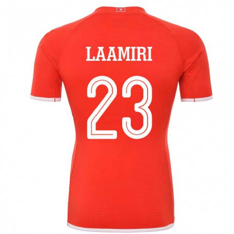Kandiny Enfant Maillot Tunisie Soumaya Laamiri #23 Rouge Tenues Domicile 22-24 T-shirt