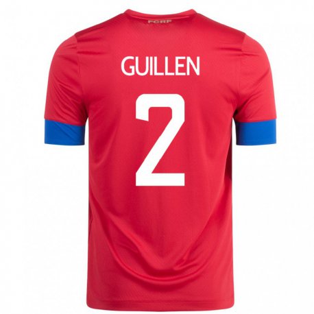 Kandiny Enfant Maillot Costa Rica Gabriela Guillen #2 Rouge Tenues Domicile 22-24 T-shirt
