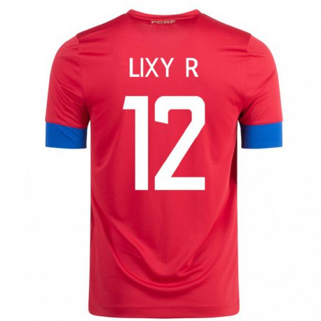 Kandiny Enfant Maillot Costa Rica Lixy Rodriguez #12 Rouge Tenues Domicile 22-24 T-shirt