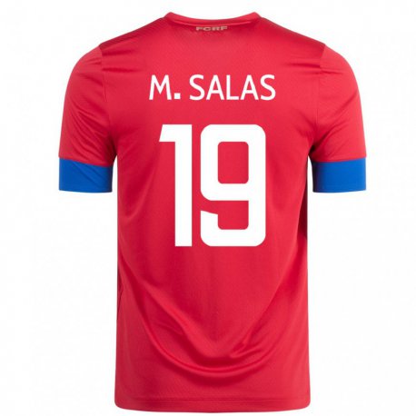 Kandiny Enfant Maillot Costa Rica Maria Paula Salas #19 Rouge Tenues Domicile 22-24 T-shirt