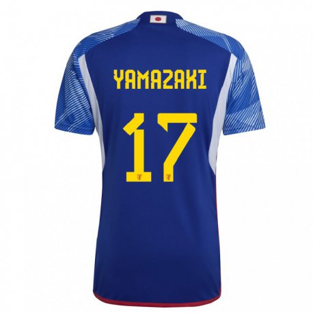 Kandiny Enfant Maillot Japon Taishin Yamazaki #17 Bleu Royal Tenues Domicile 22-24 T-shirt