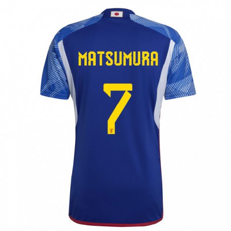 Kandiny Enfant Maillot Japon Kosuke Matsumura #7 Bleu Royal Tenues Domicile 22-24 T-shirt